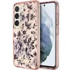Guess dėklas, skirtas Samsung Galaxy S23 Plus GUHCS23MHCFWSP rožinės spalvos HC IML Flower