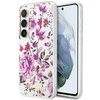 Samsung Galaxy S23 Plus Guess Flower Collection dėklas (GUHCS23MHCFWST) baltos spalvos