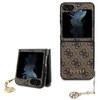 Samsung Galaxy Z Flip 5 Guess Dėklas 4G Charms Collection (GUHCZF5GF4GBR) rudos spalvos