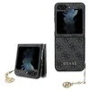 Samsung Galaxy Z Flip 5 Guess Dėklas 4G Charms Collection (GUHCZF5GF4GGR) pilkos spalvos