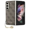 Samsung Galaxy Z Fold 5 Guess Dėklas 4G Charms Collection (GUHCZFD5GF4GBR) rudos spalvos