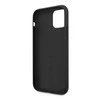 Guess GUHCN61G4GLGR 4G Stripe kieto galinio dangtelio dėklas, skirtas Apple iPhone 11, juodas