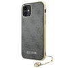 Apple iPhone 11 Guess Dėklas 4G Charms Collection (GUHCN61GF4GGR) pilkos spalvos