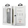 Apple iPhone 11 Guess Dėklas 4G Charms Collection (GUHCN61GF4GGR) pilkos spalvos