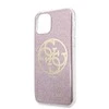 Dėklas Guess GUHCN58PCUGLPI iPhone 11 Pro rožinė/pink hard case 4G Circle Glitter