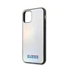 Guess dėklas iPhone 11 Pro Max GUHCN65BLD sidabrinis kietas dėklas Vaivorykštis