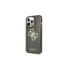 Dėklas GUHCP13MPCUGL4GBK Guess TPU Big 4G Full Glitter Case, skirtas iPhone 13, juodas