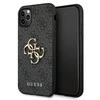 Dėklas Guess PU 4G Metal Logo Case skirtas iPhone 13, pilkas