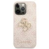 Apple iPhone 13 6,1″ Guess dėklas 4G Big Metal Logo GUHCP13M4GMGPI rožinės spalvos