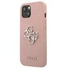 Dėklas Guess PU Saffiano Big 4G Metal Logo Case skirtas iPhone 13 Pro, rožinis