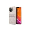 Dėklas GUHCP13L4GDPI Guess PU 4G Printed Stripe Case, skirtas iPhone 13 Pro, rožinis