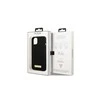Apple iPhone 13 Pro Guess Dėklas silikoninis Logo Plate MagSafe (GUHMP13LSPLK) juodos spalvos