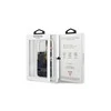 Guess Flower Liquid Glitter dėklas iPhone 13 Pro Max - mėlynas
