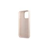 Apple iPhone 13 Pro Max Guess dėklas Silicone Triangle (GUHCP13XSLTGP) rožinės spalvos
