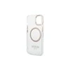 Dėklas GUESS GUHMP14MHTMD IPHONE 14 PLUS / 15 PLUS 6.7 "GOLD / GOLD HARD CASE METAL OUTLINE MAGSAFE