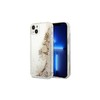 Guess Liquid Glitter Charms - dėklas skirtas Apple iPhone 14 Pro Gold