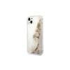 Guess Liquid Glitter Charms - dėklas skirtas Apple iPhone 14 Pro Gold