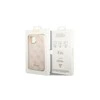 Dėklas Guess PC/TPU 4G Metal Camera Outline Case skirtas iPhone 14 Pro, rožinis