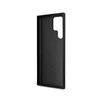 Guess GUHCS22L4GMGGR S908 S22 Ultra pilkas kietas dėklas 4G Big Metal Logo