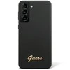 Samsung Galaxy S23 Plus Guess Hard silikoninis dėklas Vintage Gold Logo (GUHCS23MSLSMK) juodos spalvos