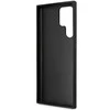 Guess PU 4G Metal Logo dėklas skirtas Samsung Galaxy S23 Ultra rudos spalvos