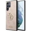 Dėklas GUESS GUHCS23L4GPPI S23 ULTRA S918 Rožinis/Rožinis HARDCASE 4G BIG METAL LOGO