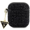 Apple AirPods Guess Hardcase Rhinestone Triangle (GUA2HDGTPK) ausinių dėklas juodos spalvos