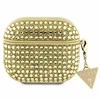 Dėklas Apple AirPods 3 Guess Hardcase Rhinestone Triangle (GUA3HDGTPD) auksinis