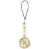 Dėklas Guess pakabukas GUCPM4DRD telefono dirželis 4G Rhinestone Charm