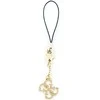 Dėklas Guess pakabukas GUCPM4GID telefono dirželis 4G Glitter Charm