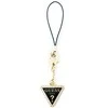 Dėklas Guess pakabukas GUCPMTDCK telefono dirželis Triangle Diamond Charm with Rhinestones