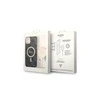 Apple iPhone 14 Guess dėklas 4G Print MagSafe + Belaidis Įkroviklis (GUBPN61H4EACSP) juodos spalvos
