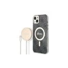 Apple iPhone 14 Pro Max Guess dėklas 4G Print MagSafe + Belaidis Įkroviklis (GUBPP13LH4EACSK)