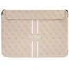 Krepšys kompiuteriui 16" Guess įmautė kompiuteriui 4G Printed Stripes (GUCS16P4RPSP) rožinės spalvos