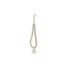 Guess pakabukas GUSTSAS4P telefono dirželis rožinės spalvos Chain Metal 4G Charm