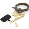 Guess GUUC4MG4EW Universalus CBDY dirželis rudos/rudos spalvos 4G grandinėlė