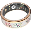 Išmanusis laikrodis „Forever Smartring Botanical SR-101“ rožinio aukso spalvos, 10 dydis