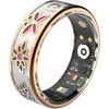 Išmanusis laikrodis „Forever Smartring Botanical SR-101“ rožinio aukso spalvos, 10 dydis