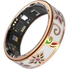 Išmanusis laikrodis „Forever Smartring Botanical SR-101“ rožinio aukso spalvos, 10 dydis