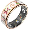 Išmanusis laikrodis „Forever Smartring Botanical SR-101“ rožinio aukso spalvos, 10 dydis