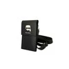 Karl Lagerfeld metalinis Karl Head piniginės formos telefono dėklas - dėklas išmaniajam telefonui ir priedams (juodos spalvos)