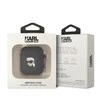 Karl Lagerfeld dėklas skirtas APPLE Airpods 1 / 2 KLA2RUNIKK (3D Sil NFT Karl) juodos spalvos