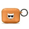 Karl Lagerfeld AIRPODS PRO KLA3UCHFL SILICONE COVER Oranžinis