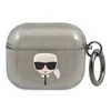 Apple AirPods 3 ausinių dėklas Karl Lagerfeld Glitter Karl`s Head (KLA3UKHGK) juodos spalvos