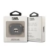 Apple AirPods 3 ausinių dėklas Karl Lagerfeld Glitter Karl`s Head (KLA3UKHGK) juodos spalvos