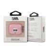 Apple AirPods 3 ausinių dėklas Karl Lagerfeld Glitter Karl`s Head (KLA3UKHGP) rožinės spalvos