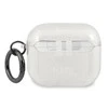 Apple AirPods 3 ausinių dėklas Karl Lagerfeld Glitter Karl`s Head (KLA3UKHGS) sidabrinės spalvos