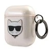 Apple AirPods ausinių dėklas Karl Lagerfeld Glitter Choupette (KLA2UCHGD) aukso spalvos