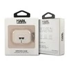 Apple AirPods Pro ausinių dėklas Karl Lagerfeld Glitter Karl`s Head (KLAPUKHGD) aukso spalvos