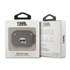 Apple AirPods Pro ausinių dėklas Karl Lagerfeld Glitter Karl`s Head (KLAPUKHGK) juodos spalvos